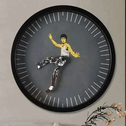 Rynx | Unique Kung Fu Wall Clock – Quiet and stylish