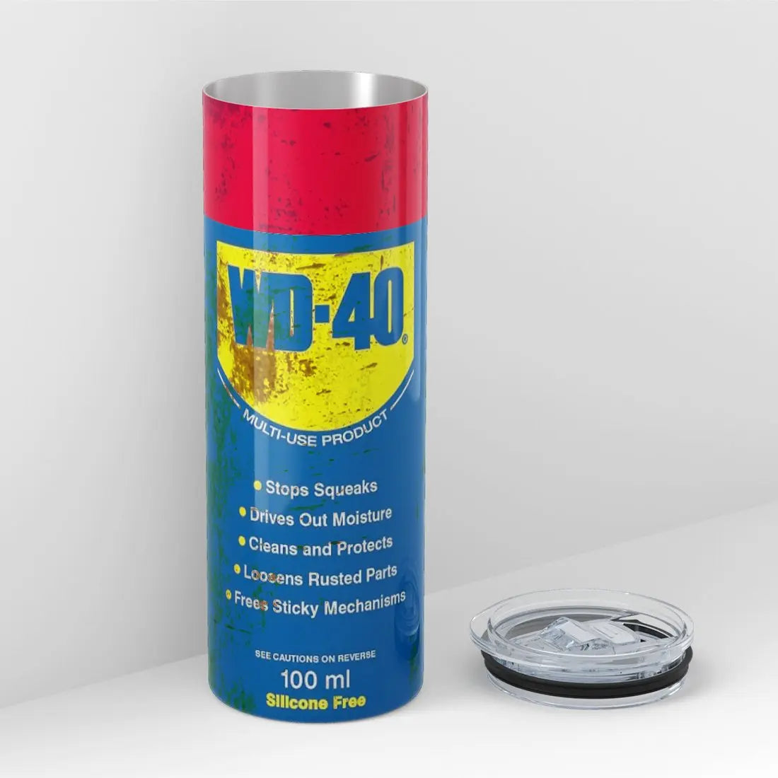 Rynx | Unique stainless steel thermos mug with funny dirty pattern