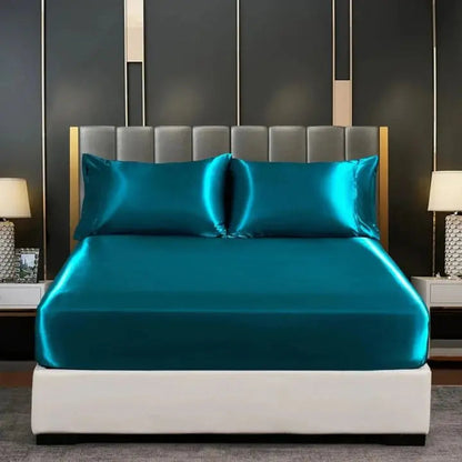 Rynx | Ice Silk Bed Sheet – Cool & breathable bedding set