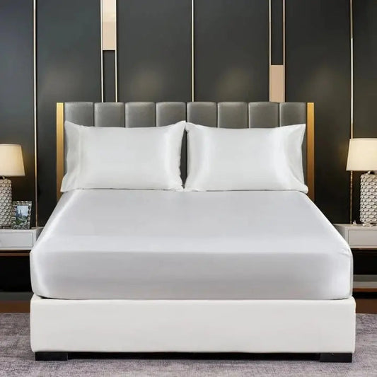 Rynx | Ice Silk Bed Sheet – Cool & breathable bedding set