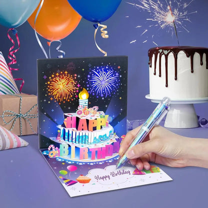 Rynx | Elegant Birthday Card with Music and Light Effect