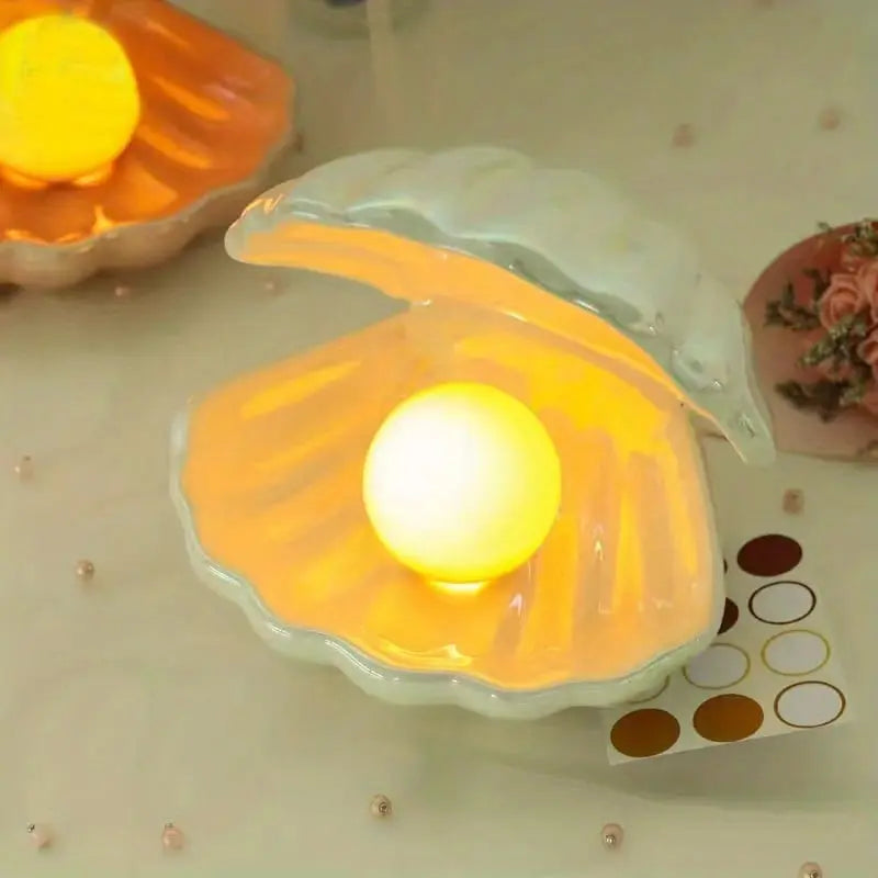 Rynx | Elegant Pearl Nightstand Lamp for a Cozy Home