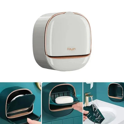 Rynx | Elegant Waterproof Soap Dish with Draining Surface