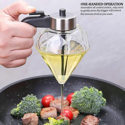 Rynx | Elegant OIL & syrup dispenser made of glass – For clean pouring with style