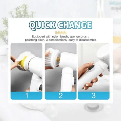 Rynx | Electric Redary brush with 360° brush heads for effortless cleaning