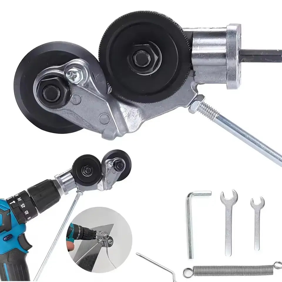 Rynx | Metal cutter for drill machines – Cuts precisely sheet metal, aluminum & plastic