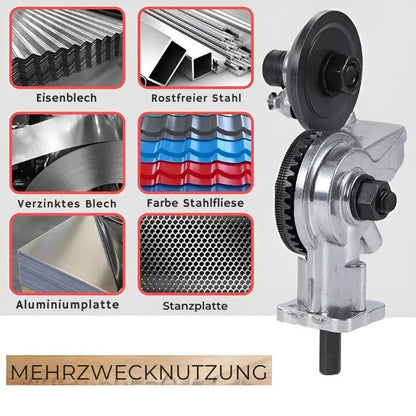 Rynx | Metal cutter for drill machines – Cuts precisely sheet metal, aluminum & plastic