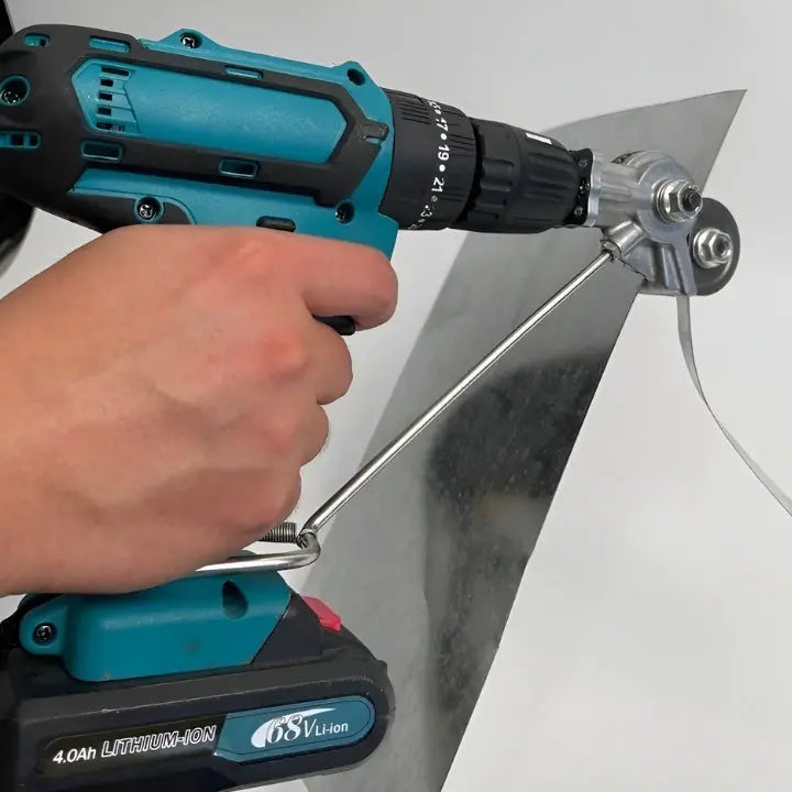 Rynx | Metal cutter for drill machines – Cuts precisely sheet metal, aluminum & plastic