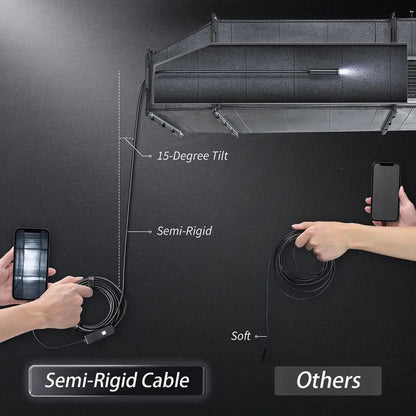 Rynx | Endoscope Camera Waterproof — HD Inspection Camera with 5m Cable