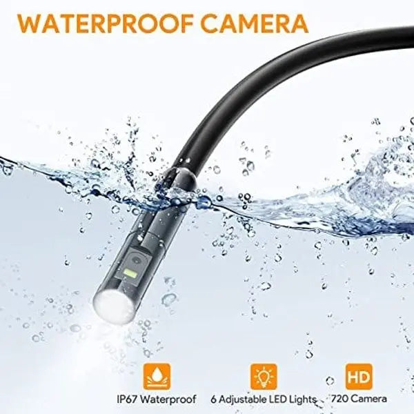 Rynx | Endoscope Camera Waterproof — HD Inspection Camera with 5m Cable