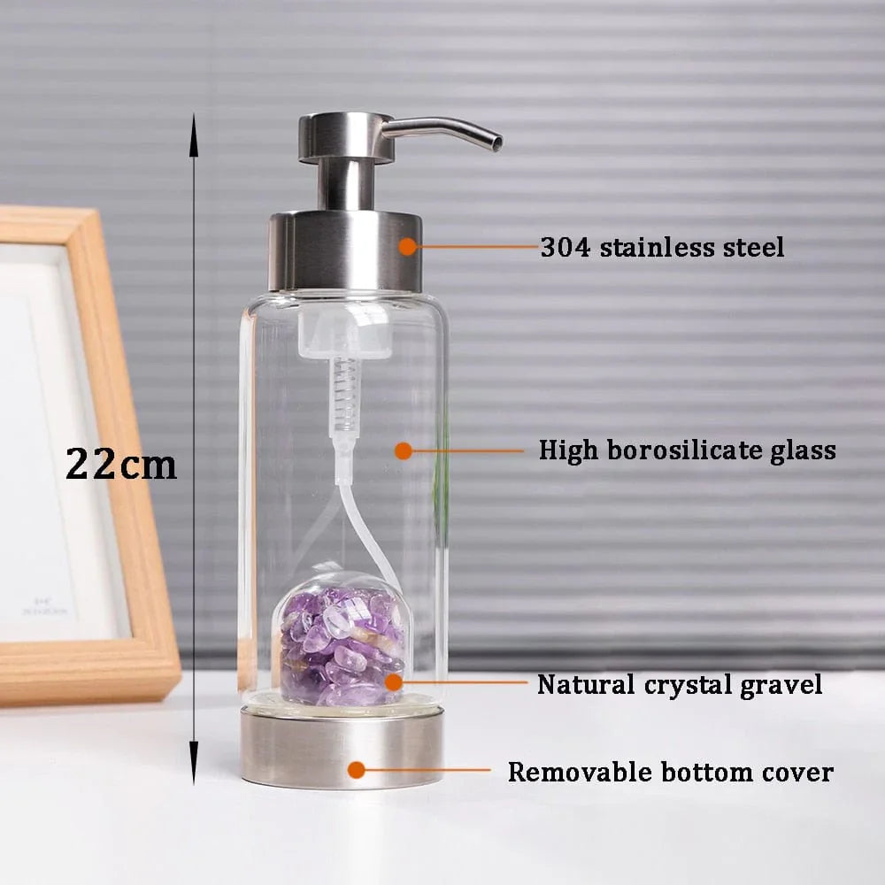 Rynx | Energy Cleansing Crystal Lotion Bottle