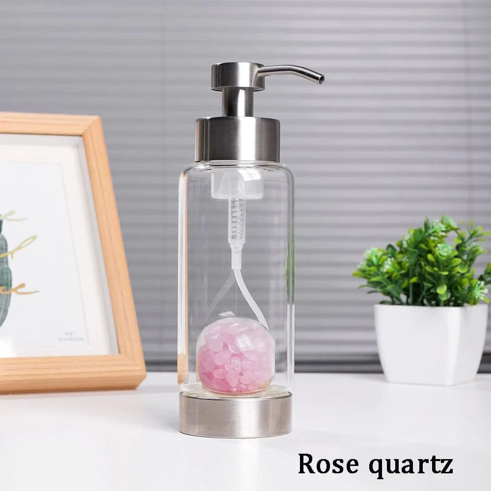 Rynx | Energy Cleansing Crystal Lotion Bottle