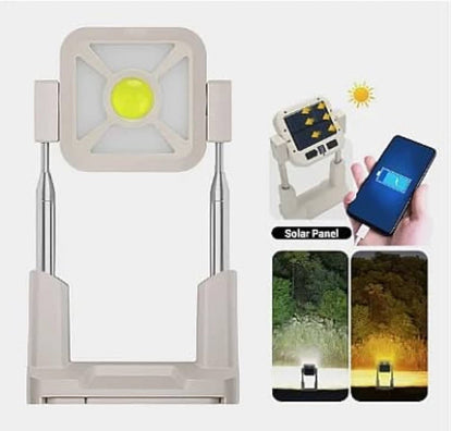 Rynx | MTech  
Multifunctional dimmable LED solar-powered telescopic light USB