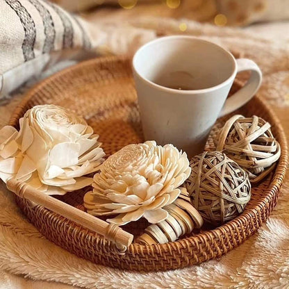 Rynx | Handwoven Rattan Tray