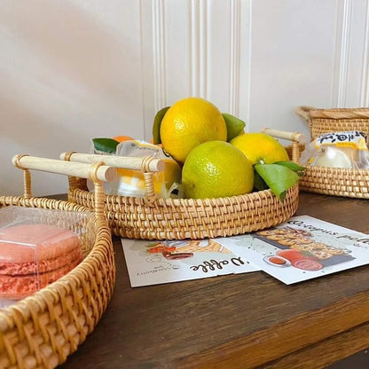 Rynx | Handwoven Rattan Tray