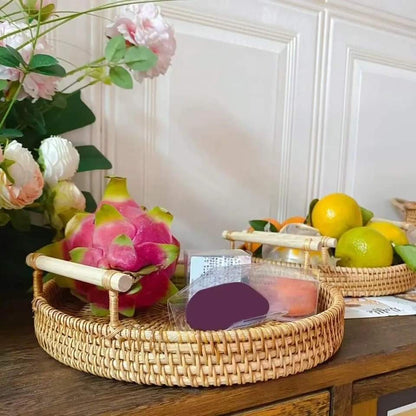 Rynx | Handwoven Rattan Tray
