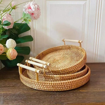 Rynx | Handwoven Rattan Tray