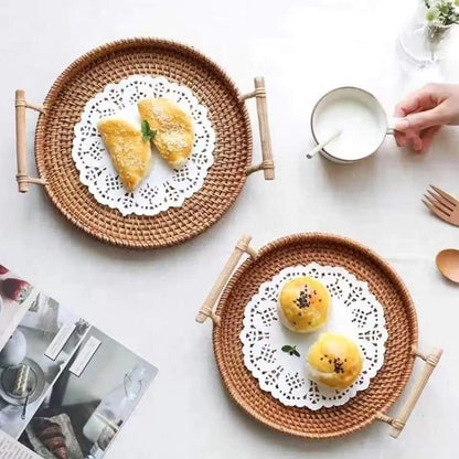 Rynx | Handwoven Rattan Tray