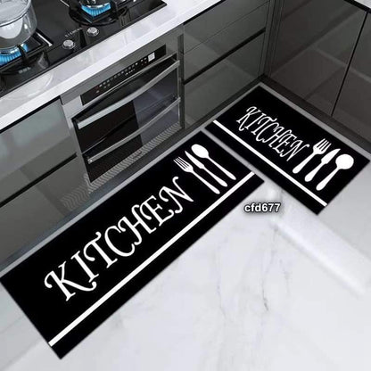 Rynx | 2 piece kitchen mats with rubber