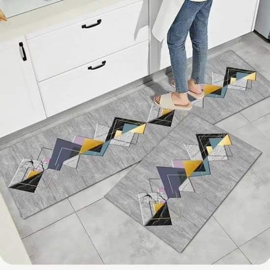 Rynx | 2 piece kitchen mats with rubber