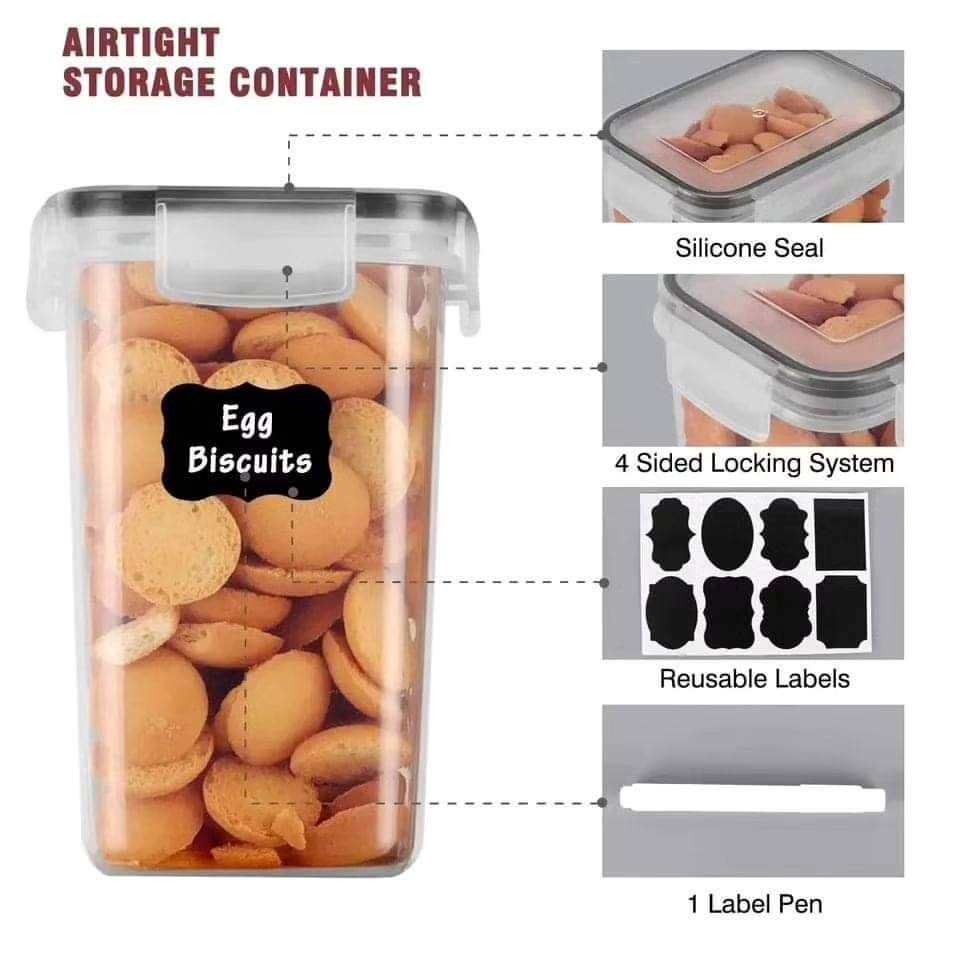 Rynx | 4Pc Plastic Storage Container