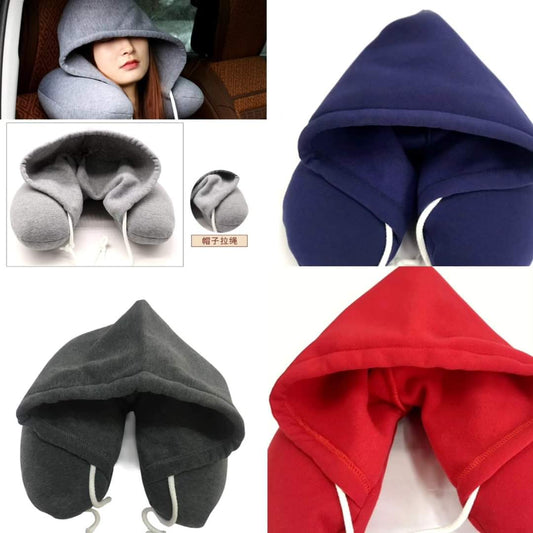 Rynx | Neck pillow with hood