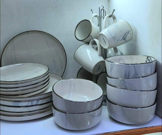 Rynx | 24-piece ceramic dish set