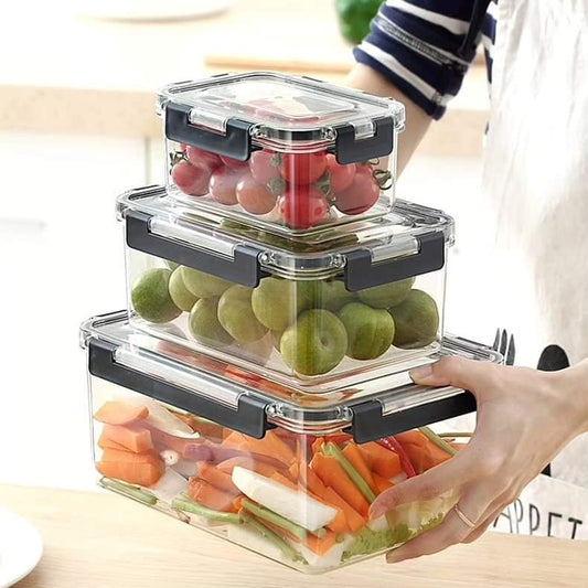 Rynx | 3 piece acrylic food storage containers
