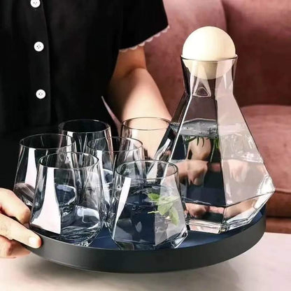 Rynx | Diamond Gold Decanter Set