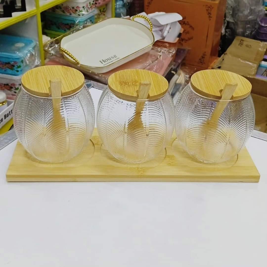 Rynx | 3-piece glass container set