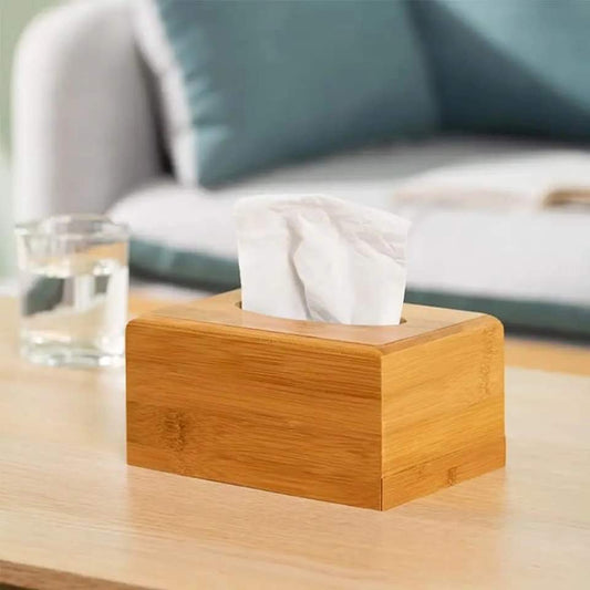 Rynx | Bamboo Tissue Box Holder