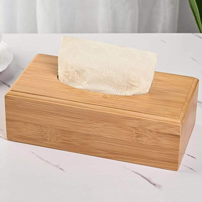 Rynx | Bamboo Tissue Box Holder