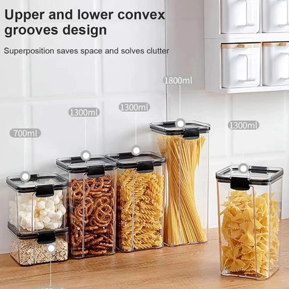 Rynx | 8-piece airtight storage containers