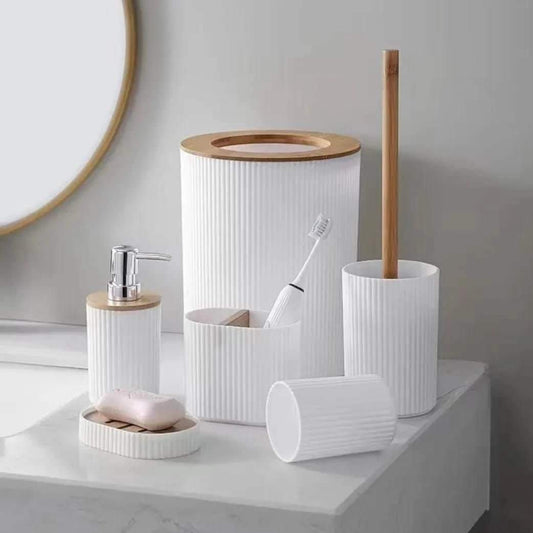 Rynx | 6 in 1 Bathroom Accessory Set