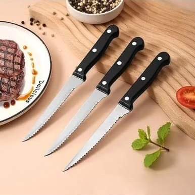 Rynx | Steak knife black handle
