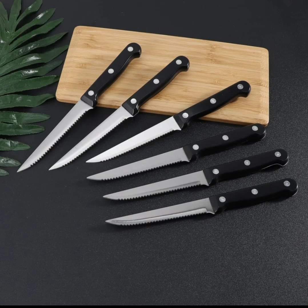 Rynx | Steak knife black handle