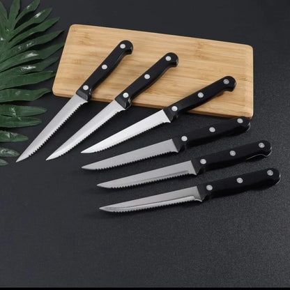 Rynx | Steak knife black handle