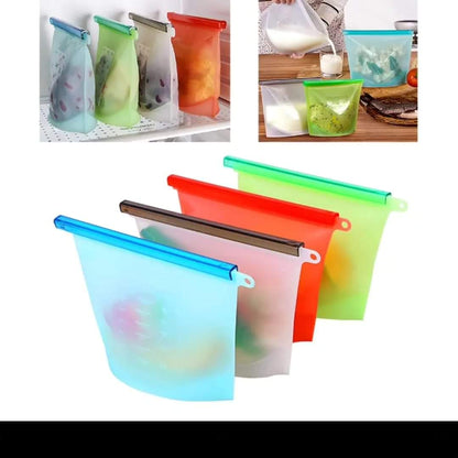 Rynx | 3 Piece Silicone Refrigerator Bags
