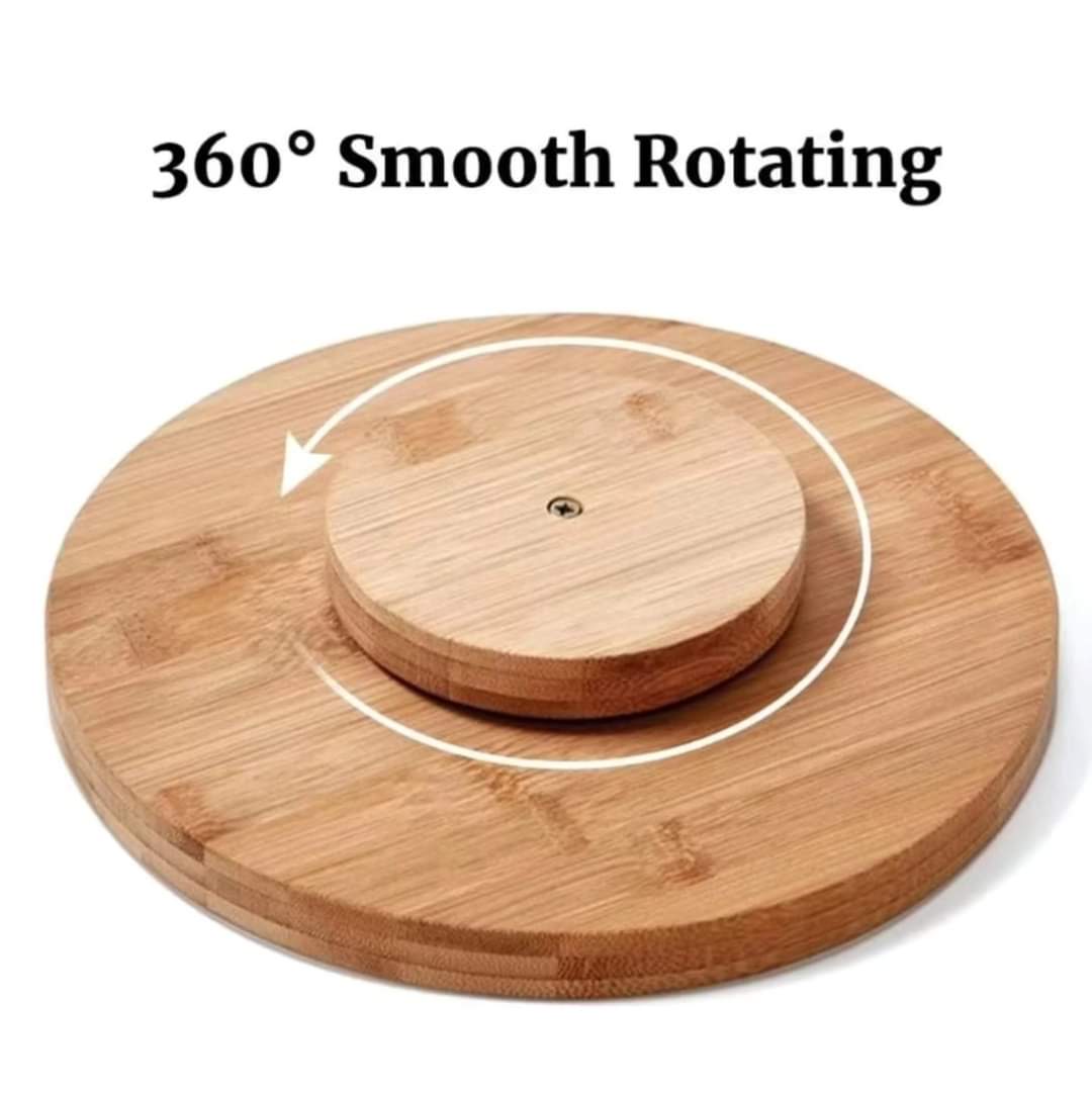 Rynx | Bamboo rotating spice rack