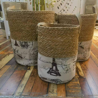 Rynx | 3 Stackable handmade baskets