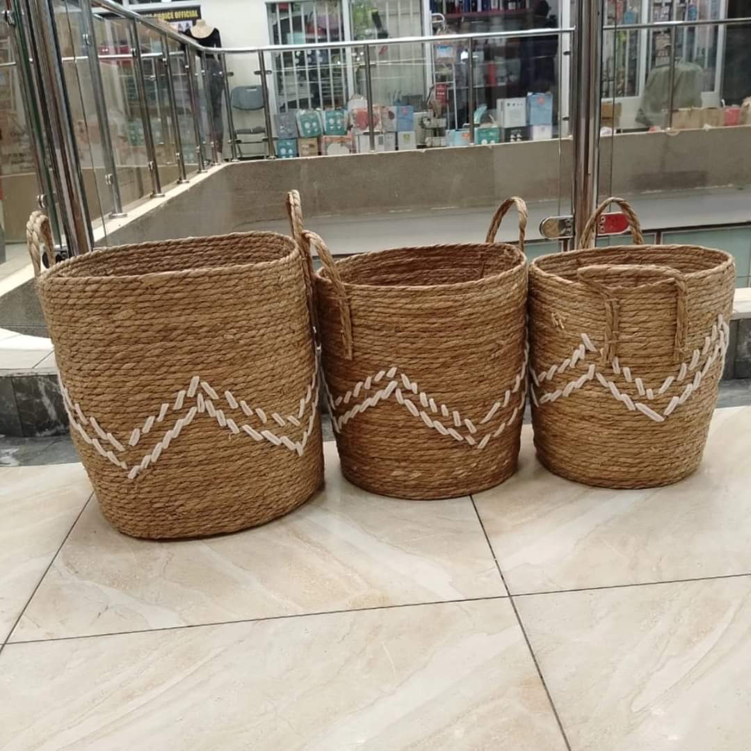 Rynx | 3 Stackable handmade baskets