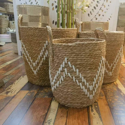 Rynx | 3 Stackable handmade baskets