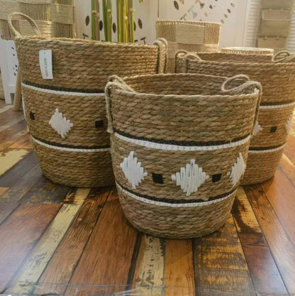 Rynx | 3 Stackable handmade baskets