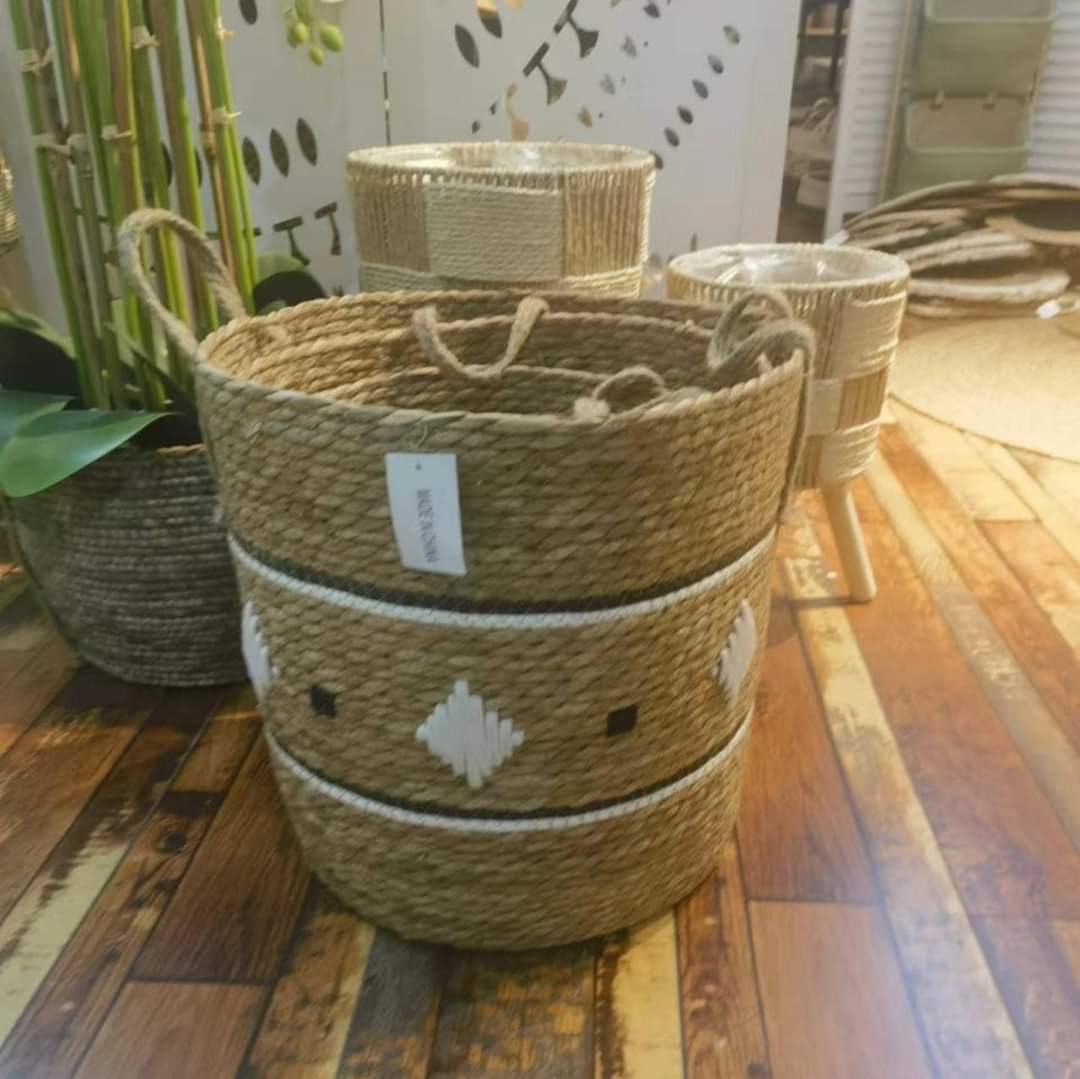 Rynx | 3 Stackable handmade baskets