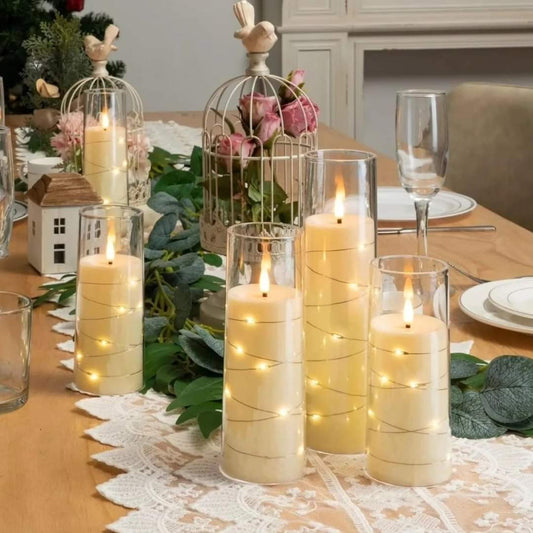 Rynx | 5 Piece Acrylic Flameless LED Candles