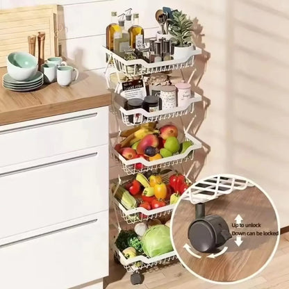 Rynx | 4-layer kitchen shelf