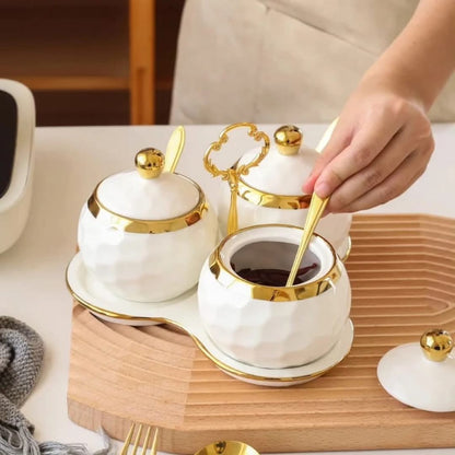 Rynx | 3-piece glasses + tray spice jars