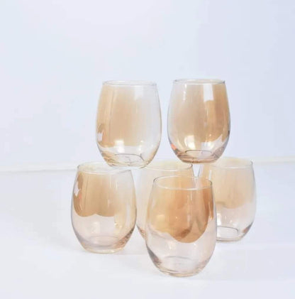 Rynx | Gold-stemless wine glasses