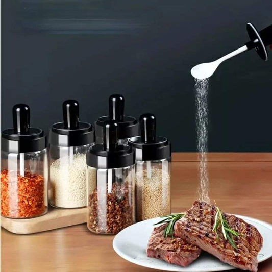 Rynx | 3 piece spice containers with measuring spoons