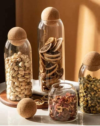 Rynx | 4 Piece Glass Container with Ball Lid